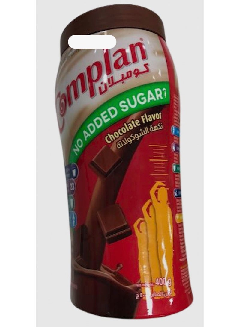 Complan Complan Chocolate No Added Sugar 400gm  - Image 2