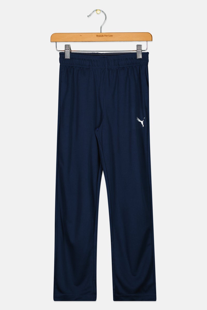 PUMA سروال رياضي للأطفال الأولاد، مناسب للتدريب، لون كحلي - Image 1