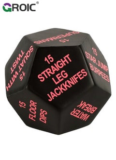 GROIC Workout Dice,Fitness Dice,Fun Workout Games,Exercise Equipment,Exercise Dice for Workouts,Exercise Dice for Fitness, Gym Workouts, WOD, Home Bodyweight HIIT  - Image 1