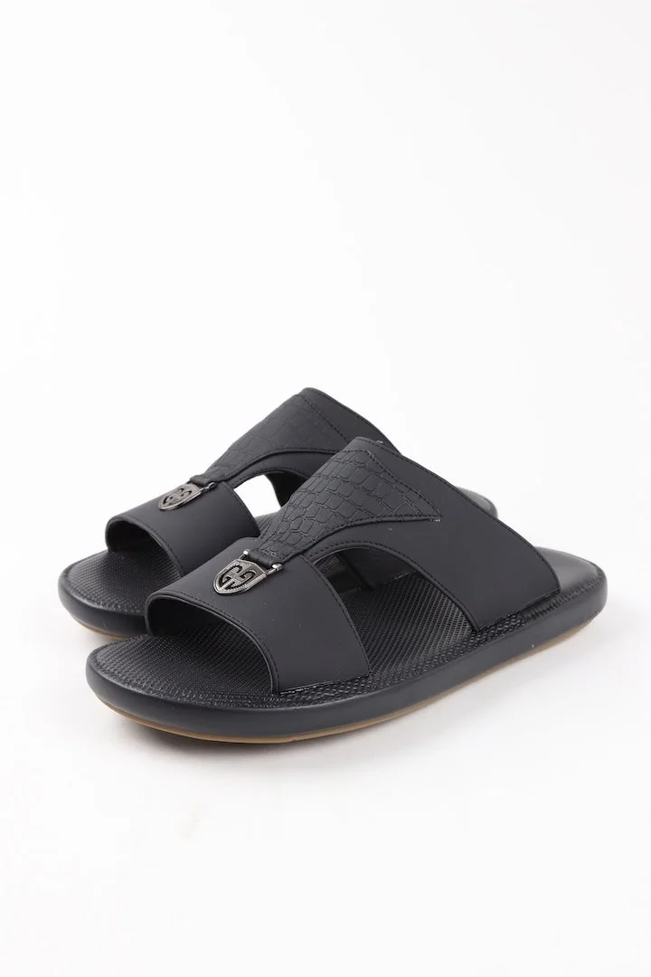 Viny Viny Traditional Arabic Sandals for Men – Comfortable Slip-On Design – Everyday Wear – Black, White, Coffee