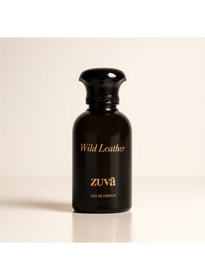 عطور زوفا عطر وايلد ليذر أو دو بارفان 100 مل - عطر طويل الأمد للجنسين برائحة الجلد العربي والعود مع الهيل والزعفران والباتشولي ونجيل الهند - Image 2