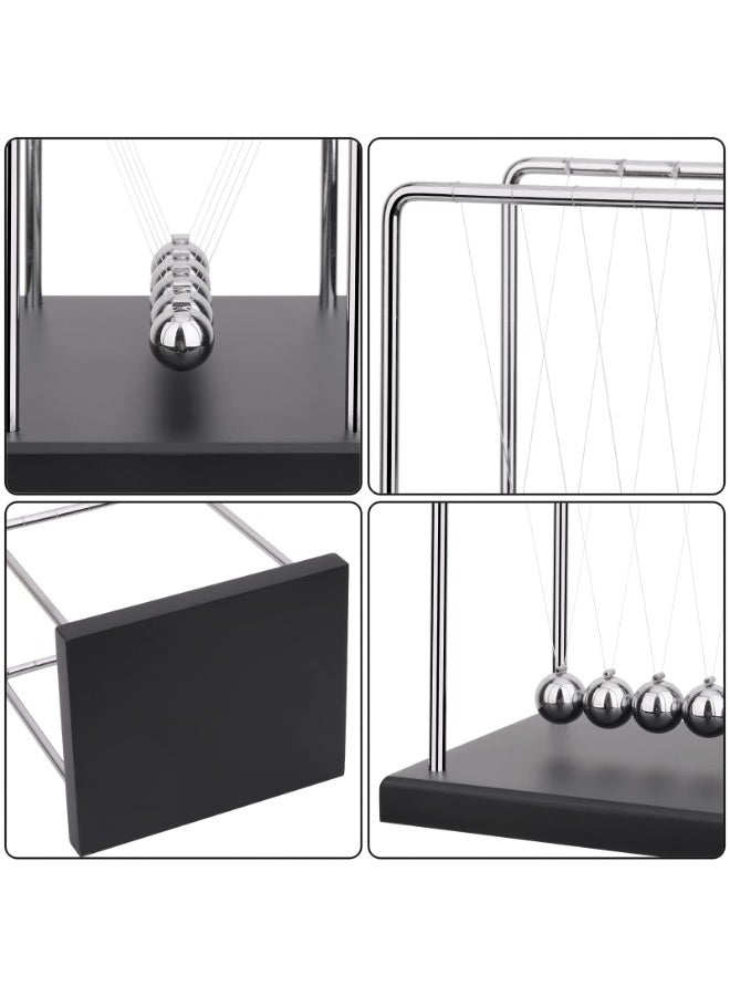 Newton's Cradle Balance Balls Science Physics Desktop Kinetic Motion Toy - Image 5