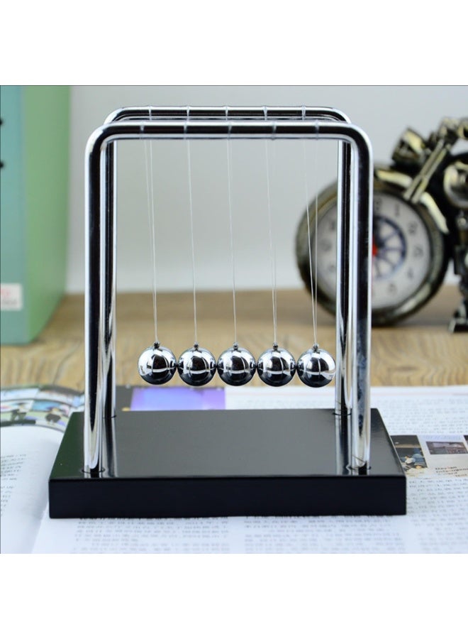 Newton's Cradle Balance Balls Science Physics Desktop Kinetic Motion Toy - Image 3