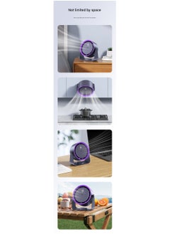 Digital Touch Screen Desk Fan, 15cm Bladeless Air Circulator with LED Display, USB Charging, Wall Mountable or Clip style,Ulrta quiet----Desktop base - pzsku/ZE7AC40847AF53C6D4884Z/45/1741157948/02ab00d2-1f01-431a-b87a-112effe62a18