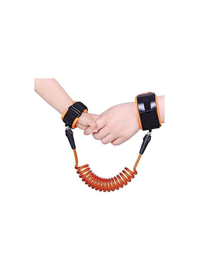 Baby Kids Safety Anti Lost Wrist Link Rope Walking Hand Belt 150 cm Orange Color  - Image 2