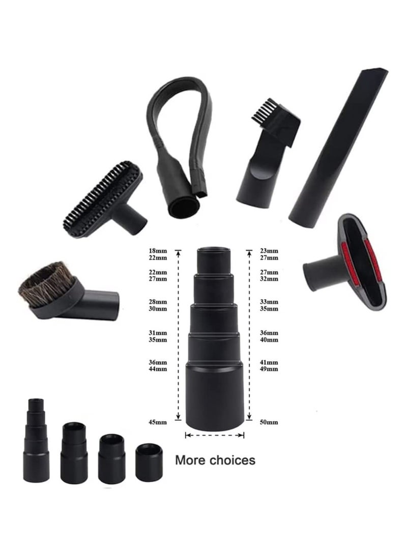 Zikra Vacuum Attachments for Shop vac Accessories 1 1/4 inch 1 3/8 inch Vacuum Cleaner Accessories Universal Vacuum Hose Adapters - Image 4