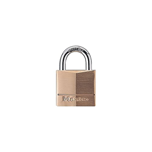 Master Lock 140D Solid Brass Keyed Different Padlock with 1-9/16-Inch Wide Body, 1/4-Inch Shackle, 4-Pack - Image 2