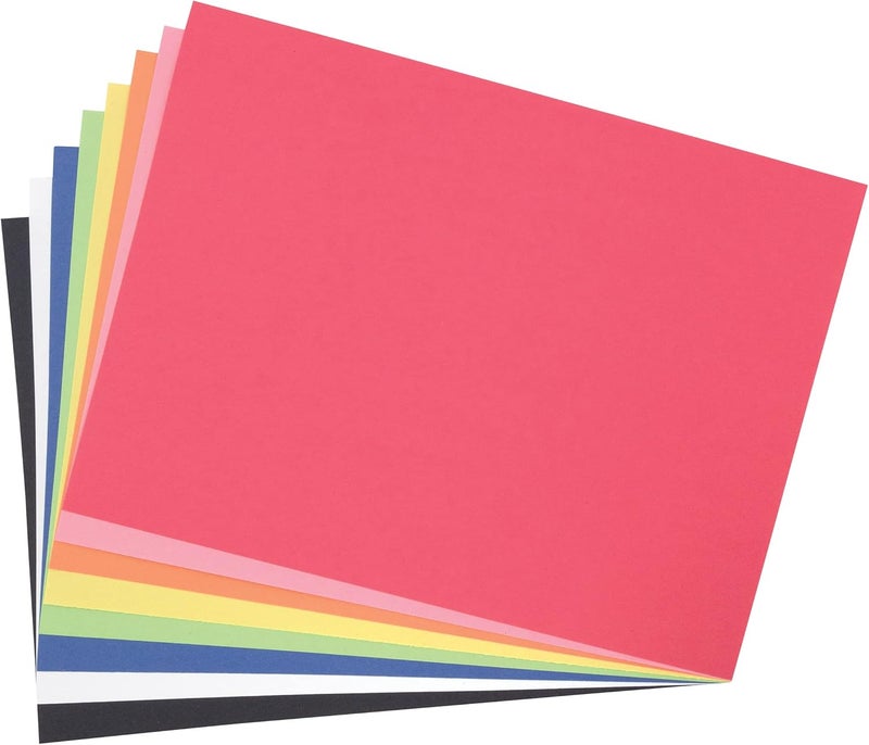 Prang (Formerly Art Street) Lightweight Construction Paper, 8 Assorted Colors, 9" x 12", 96 Sheets - Image 3