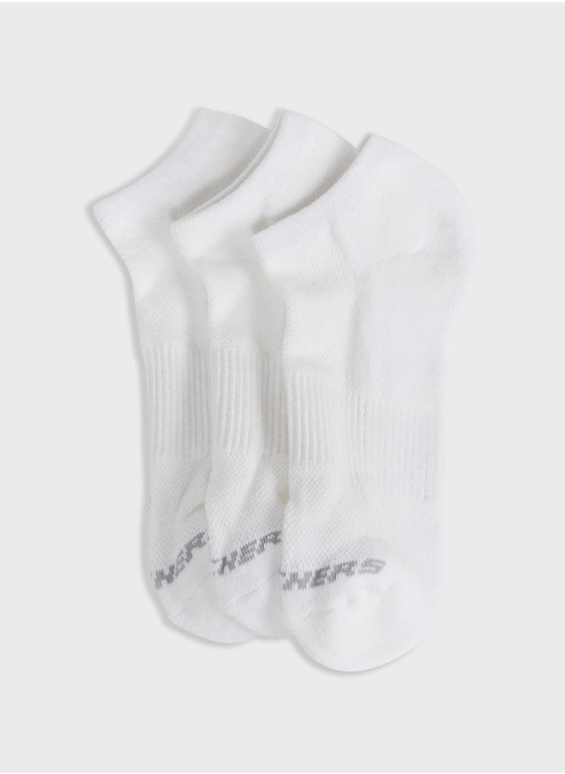SKECHERS 3 Pack No Show Socks  - Image 1
