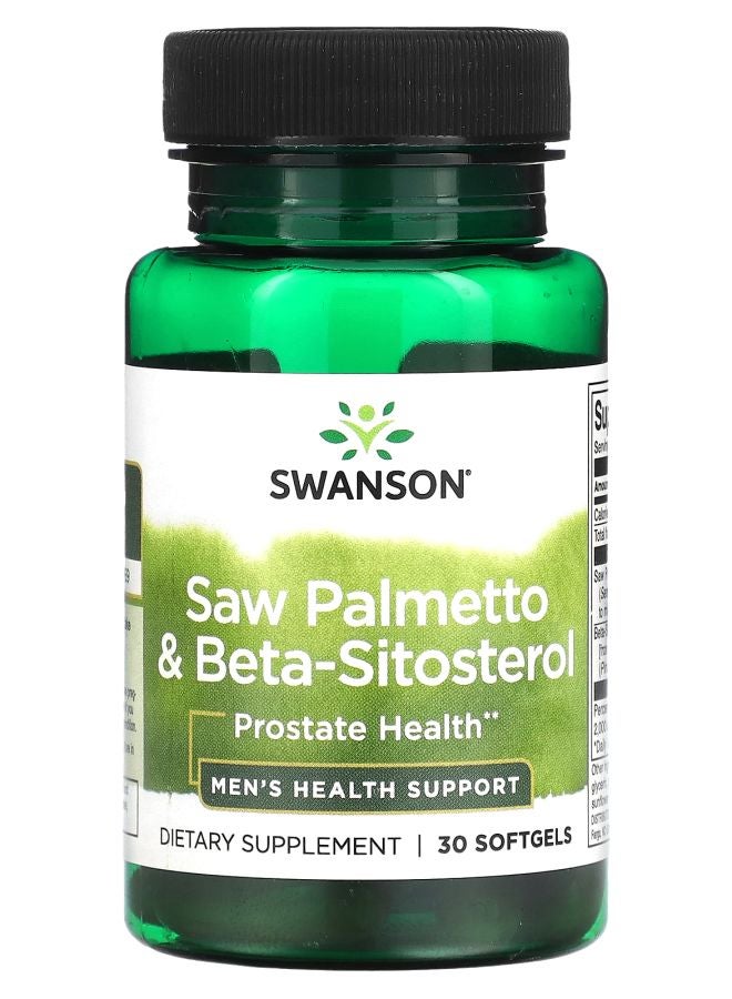 Saw Palmetto & BetaSitosterol 30 Softgels