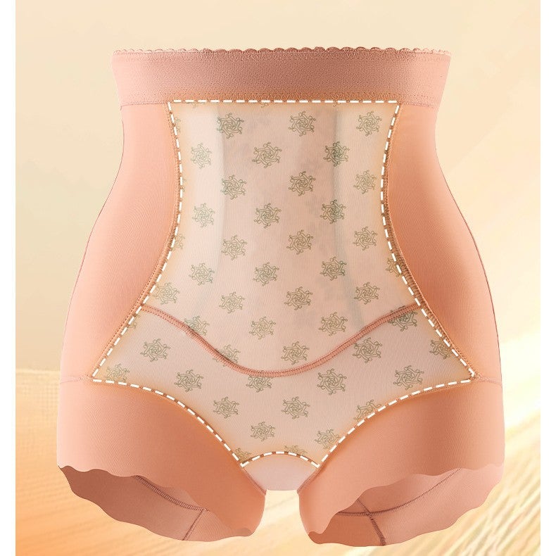 High-Waisted Light Shaping Tummy Control Pants Summer Thin Postpartum Shaping Seamless Body Shaping Waist Lifting Butt Lifting Warm Underwear - Image 3