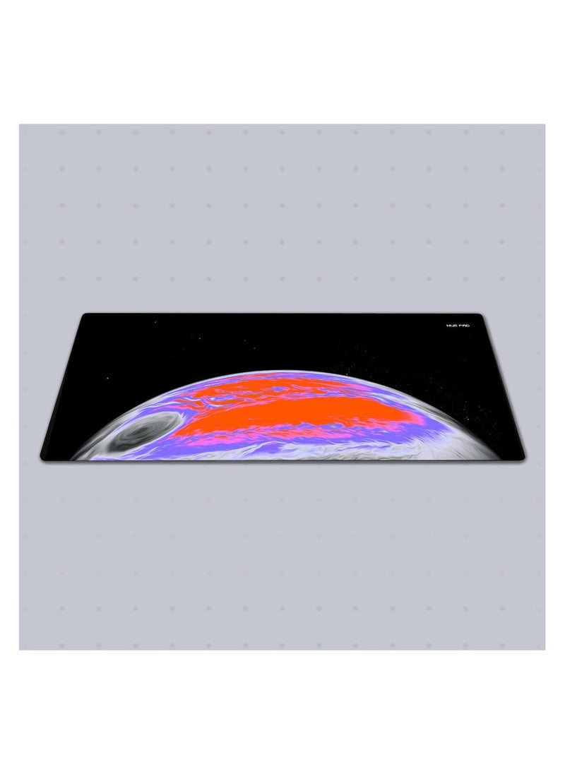 HUE PAD - HUEPAD GALAXY SERIES Premium Mousepad HYDRAGLIDE Fabric Gaming Mousepad XL Desk Pad or Desk Mat with Carry Case Tube JUPITER 2 UV X-Large - Image 1