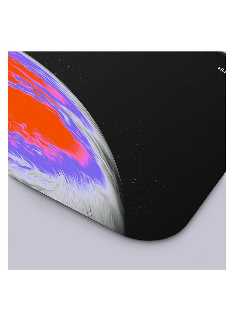 HUE PAD - HUEPAD GALAXY SERIES Premium Mousepad HYDRAGLIDE Fabric Gaming Mousepad XL Desk Pad or Desk Mat with Carry Case Tube JUPITER 2 UV X-Large - Image 1