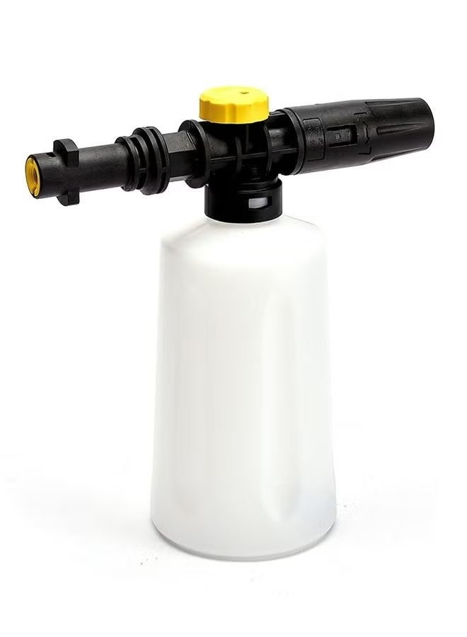 غسالة برغوة الثلج، زجاجة مدفع الرغوة النفاثة لسلسلة Karcher K2 K3 K4 K5 K6 K7 K، مولد صابون غسالة سيارات عالية الضغط، غسالة رغوة مع فوهة رشاش قابلة للتعديل (750 مل) - Image 1