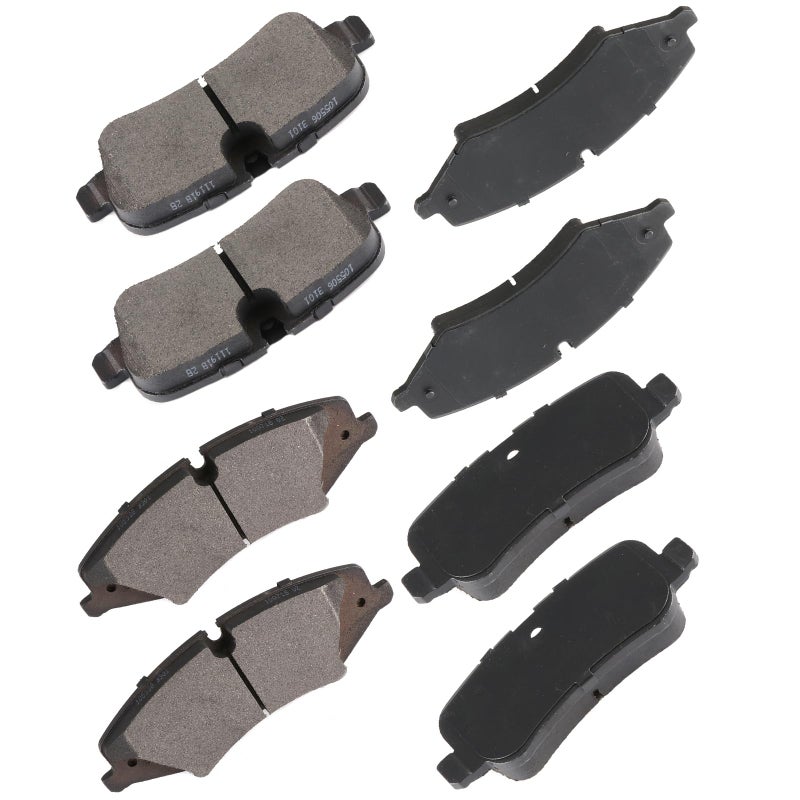 cciyu D1479 D1099 Front Rear Ceramic Brake Pads Kits 8pcs fit For 20102016 For Land Rover LR420102012 For Land Rover Range Rover20102013 For Land Rover Range Rover Sport