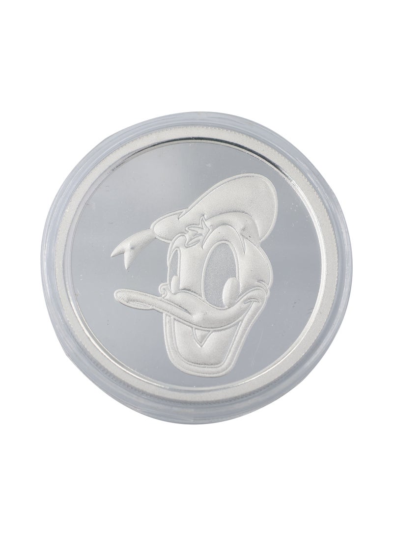 ديزني جنيه فضة بطوط عيار 999 بي تي سي بوزن 50 غرام - Image 3