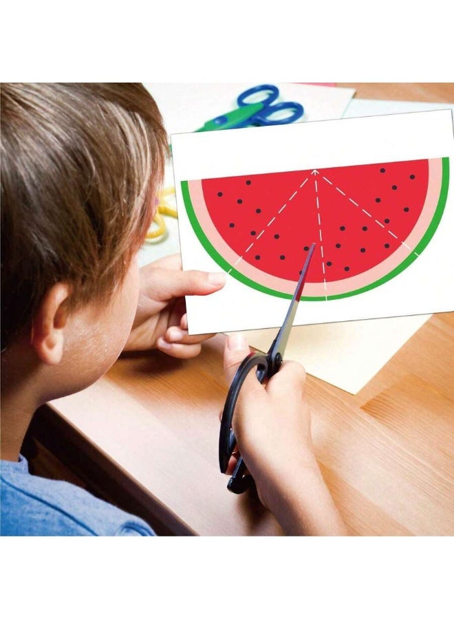Capstro Food Paper Cut Activity Book – DIY Scissor Skills Workbook for Kids with Food Shape Cutting Practice, Early Learning Craft Book for Fine Motor Development & Creative Play – Food - Image 5