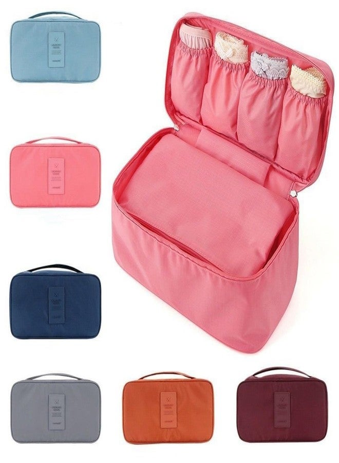 Tachobi Bag Innerwear Personal Garment Bag Case Undergarments Organiser for Women Men Travel Pouch Kit, Girls Innerwear Clothes Travelling Case for Luggage Storage Box for Close (Multi Colour) - Image 5