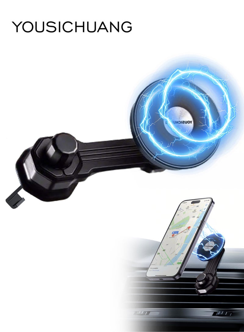YOUSICHUANG Car Phone Mount, MagGrip Universal Rotatable AC Vent Mount Holder with 360 Degree Cradle-Free Design, N52 Powerful Magnet and Slip-Proof Surface - Image 1
