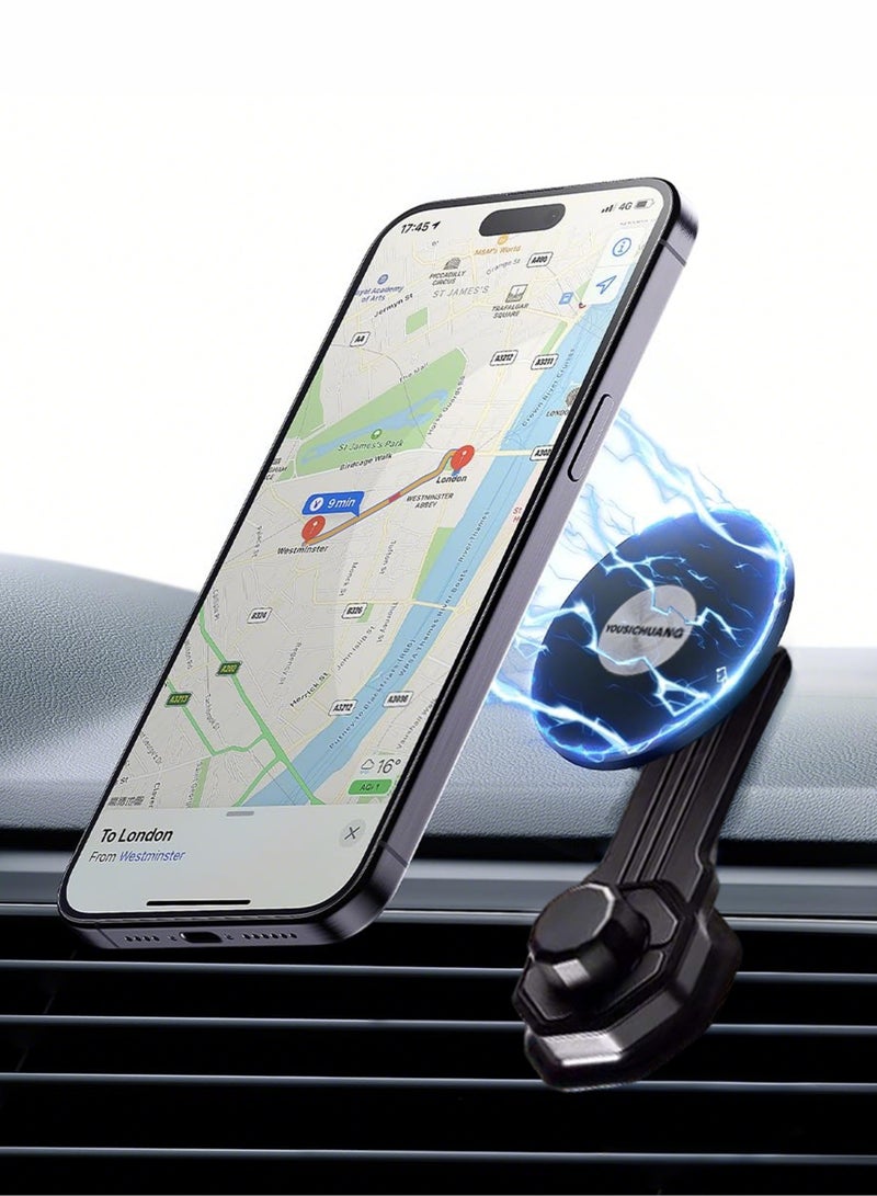 YOUSICHUANG Car Phone Mount, MagGrip Universal Rotatable AC Vent Mount Holder with 360 Degree Cradle-Free Design, N52 Powerful Magnet and Slip-Proof Surface - Image 2
