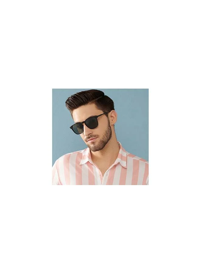 VINCENT CHASE Mirage Full Rim Wayfarer Frame Polarized & UV Protected Sunglasses VC S13980 - 54mm - Black