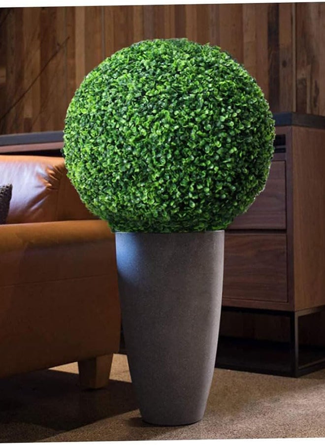 HOME TASTE Hometaste Green Elegance Life Like Boxwood Topiary Balls Perfect Decor For Home Hotel And Mall Ambiance Indoors And Outdoors Ideal For Weddings Christmas And More! (45Cm)  - Image 1