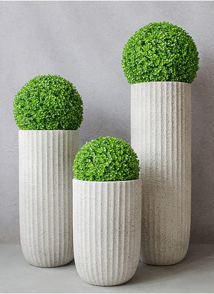 HOME TASTE Hometaste Green Elegance Life Like Boxwood Topiary Balls Perfect Decor For Home Hotel And Mall Ambiance Indoors And Outdoors Ideal For Weddings Christmas And More! (45Cm)  - Image 3