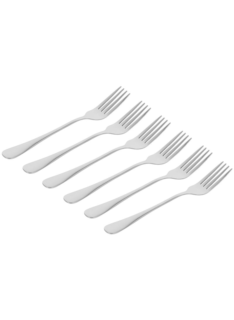 DELCASA - Delcasa 24Pc SS Cutlery Set with stand 6pcs table spoon 6pcs table fork 6pcs table spoon 6pcs tea spoon - Image 1