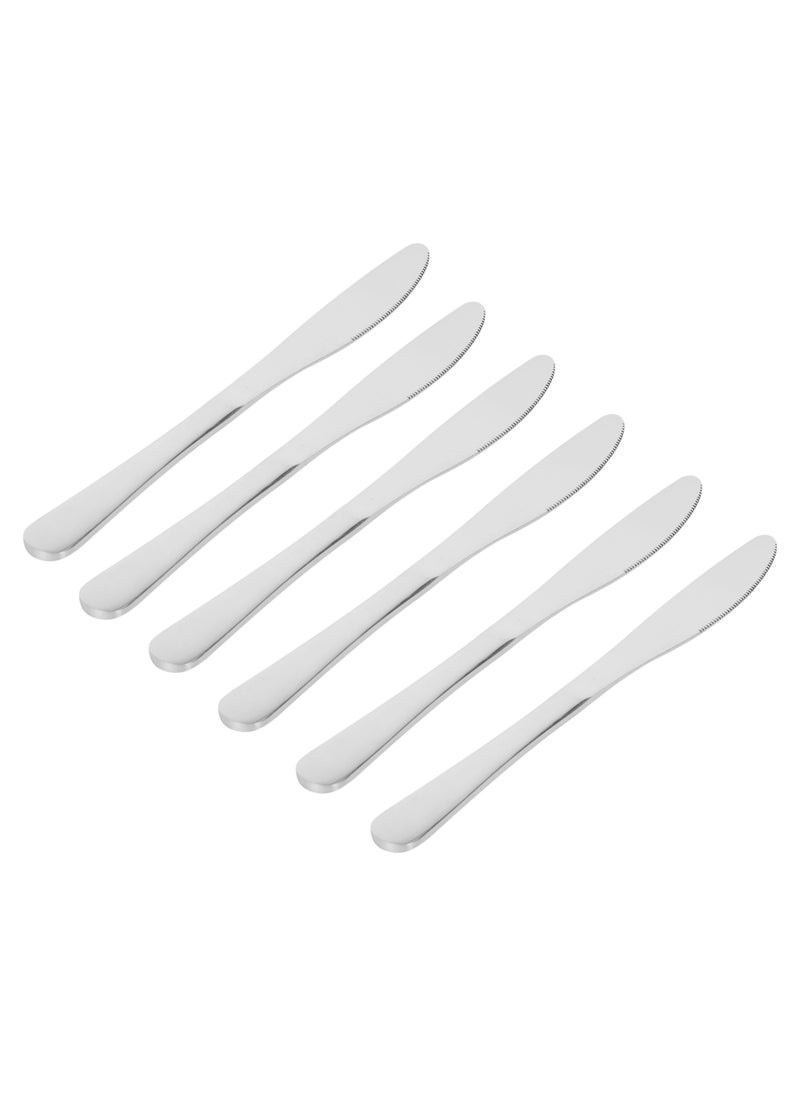 DELCASA - Delcasa 24Pc SS Cutlery Set with stand 6pcs table spoon 6pcs table fork 6pcs table spoon 6pcs tea spoon - Image 1