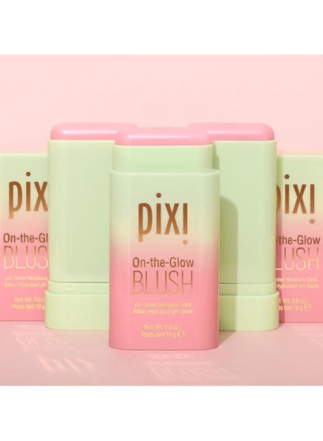 Pixie pixi On the Glow Blush CheekTone 19g – pH Reactive Hydrating Tinted Moisture Blush Stick with Ginseng, Aloe Vera & Fruit Extracts – For Cheeks & Lips – Paraben-Free - Image 5