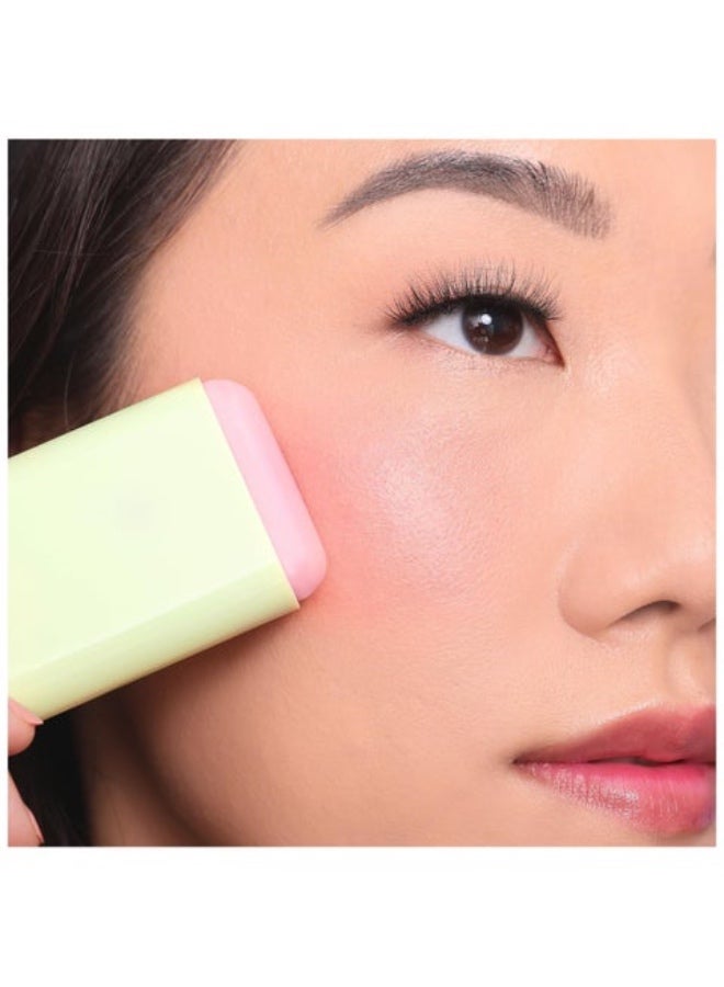 Pixie pixi On the Glow Blush CheekTone 19g – pH Reactive Hydrating Tinted Moisture Blush Stick with Ginseng, Aloe Vera & Fruit Extracts – For Cheeks & Lips – Paraben-Free - Image 3