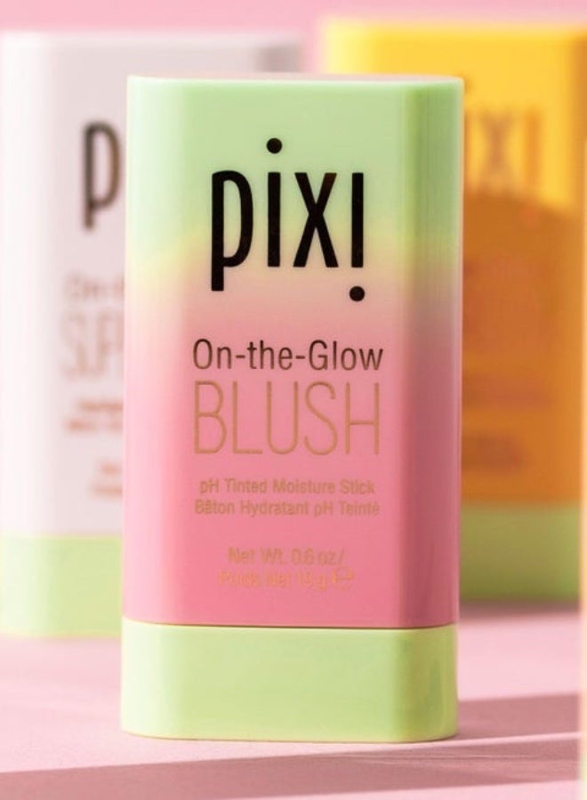 Pixie pixi On the Glow Blush CheekTone 19g – pH Reactive Hydrating Tinted Moisture Blush Stick with Ginseng, Aloe Vera & Fruit Extracts – For Cheeks & Lips – Paraben-Free - Image 4