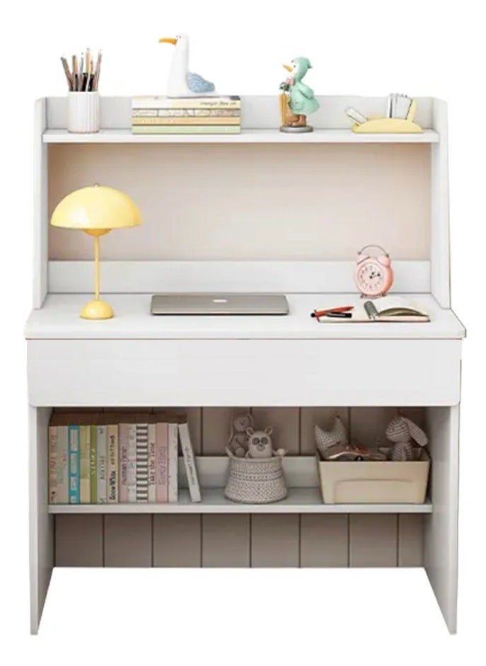 DubaiGallery Study table desk bookshelf one table bedroom primary school student writing desk home girl desk chair  - Image 1