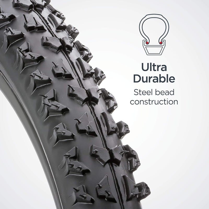 Schwinn 20 x 1.95-Inch Mountain Bike Replacement Tire with High Traction Tread - Image 5