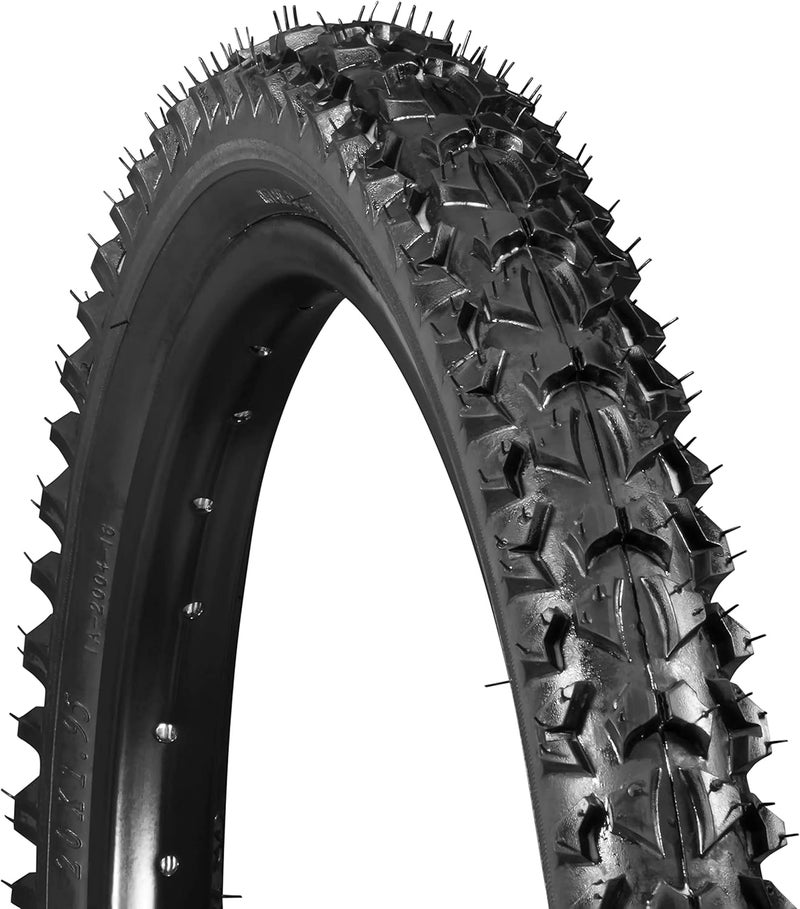 Schwinn 20 x 1.95-Inch Mountain Bike Replacement Tire with High Traction Tread - Image 1