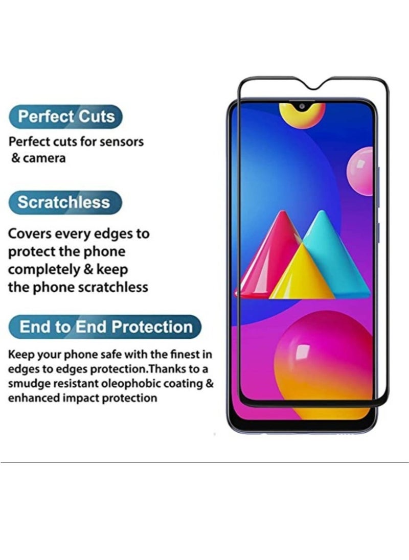 Samsung Galaxy M12 / A12 / A32 5G / M32 5G / M02 / M02s / A02 / A02s / A03s / F12 Screen Protector Glass Full Glue Edge-to-Edge Screen Protector