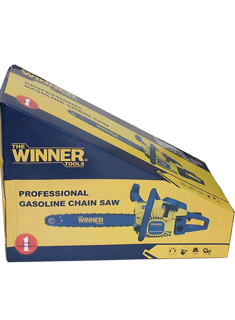 Winner Gasoline Chain Saw - 16 Inch, 52cc, 2-Stroke Engine with 2.5kW Power and Easy Starter System - Image 5