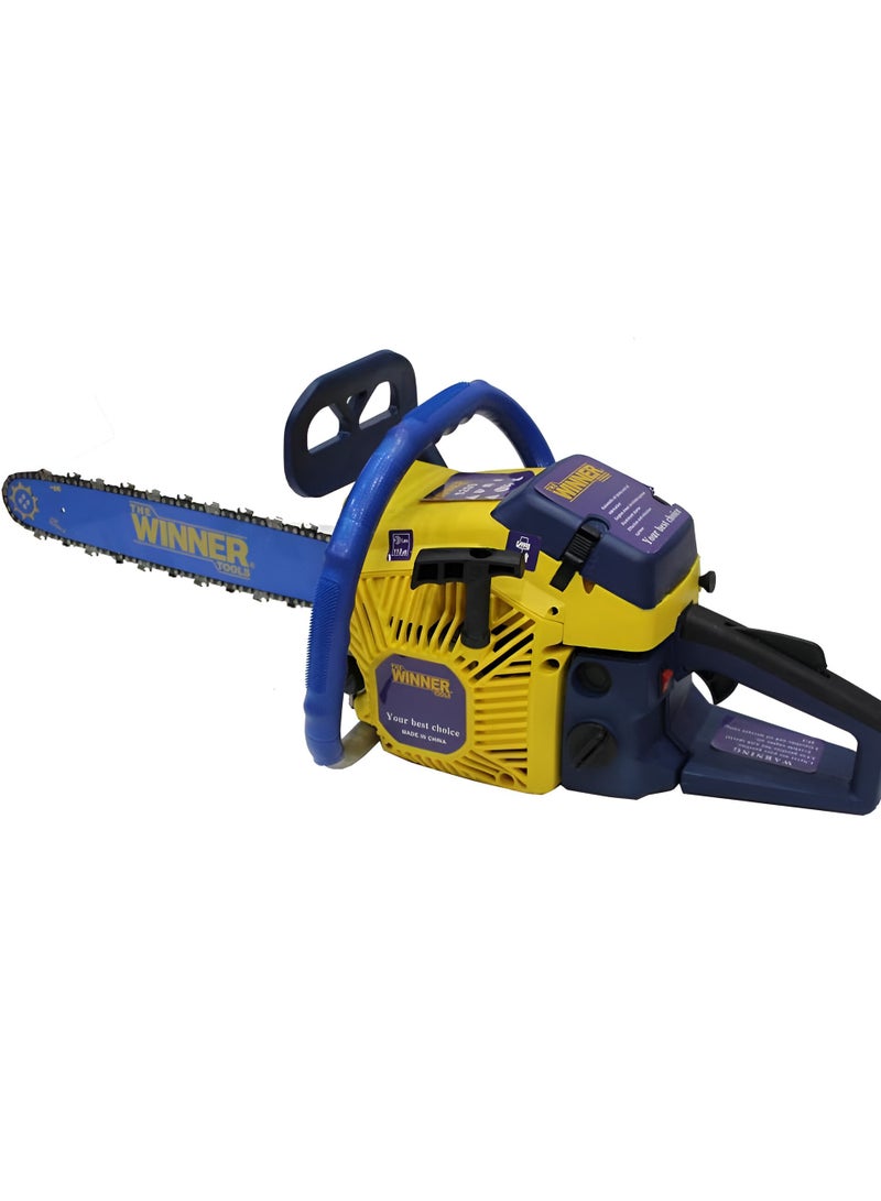 Winner Gasoline Chain Saw - 16 Inch, 52cc, 2-Stroke Engine with 2.5kW Power and Easy Starter System - Image 3