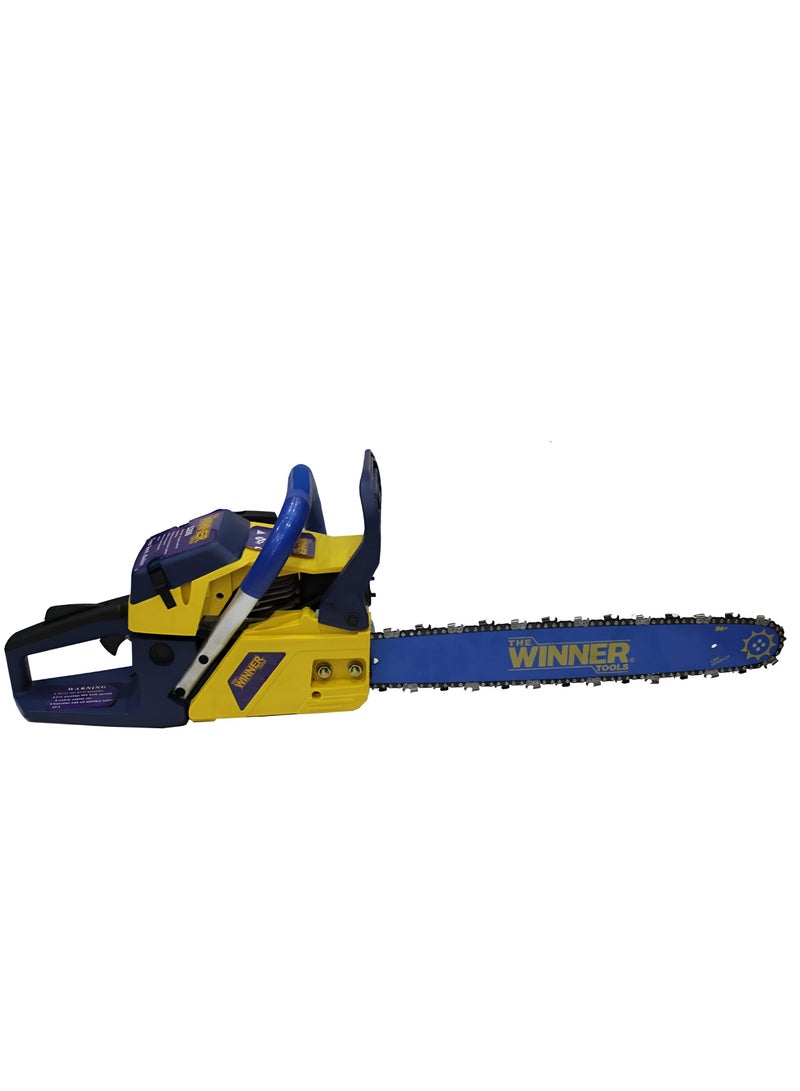 Winner Gasoline Chain Saw - 16 Inch, 52cc, 2-Stroke Engine with 2.5kW Power and Easy Starter System - Image 2