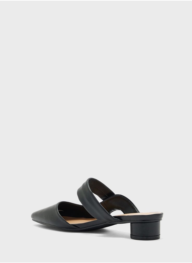 Vincci - Backless  Low Heel Pumps - Image 1