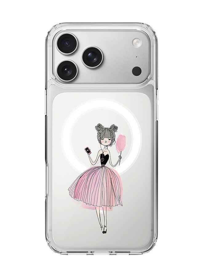 Stylizedd Classic Clear MagSafe Case for iPhone 17 Pro Max , Hybrid Soft Case Flexible Edges Anti Drop TPU PC Gel Thin Transparent Cover [ Designed for iPhone 17 Pro Max ] - Lost in Music