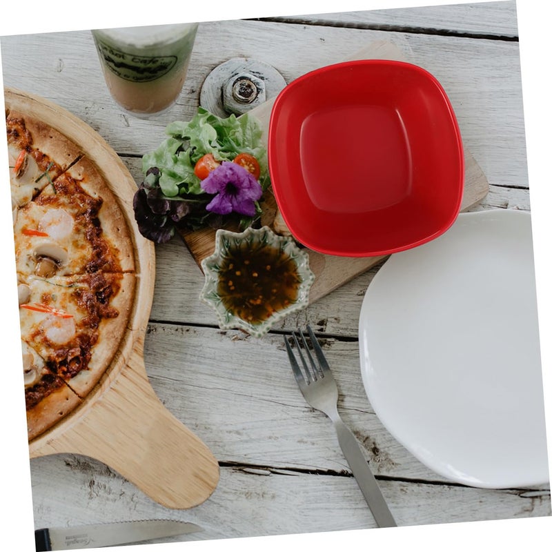 Melamine 5 Inch Square Sauce Bowls 4 Piece Set For Condiments Soup And Food Storage - Image 5