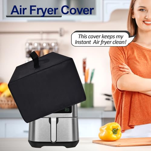 NUENSS-ROR Air Fryer Cover Waterproof Heat-Resistant Dust-proof Airfryer Dust Cover Case for Instant Vortex Plus 6QT XL Air Fryer, 6-in-1丨Instant Vortex 6QT XL Air Fryer, 4-in-1(13.8"D×16.9"W×11.8"H) - Image 2