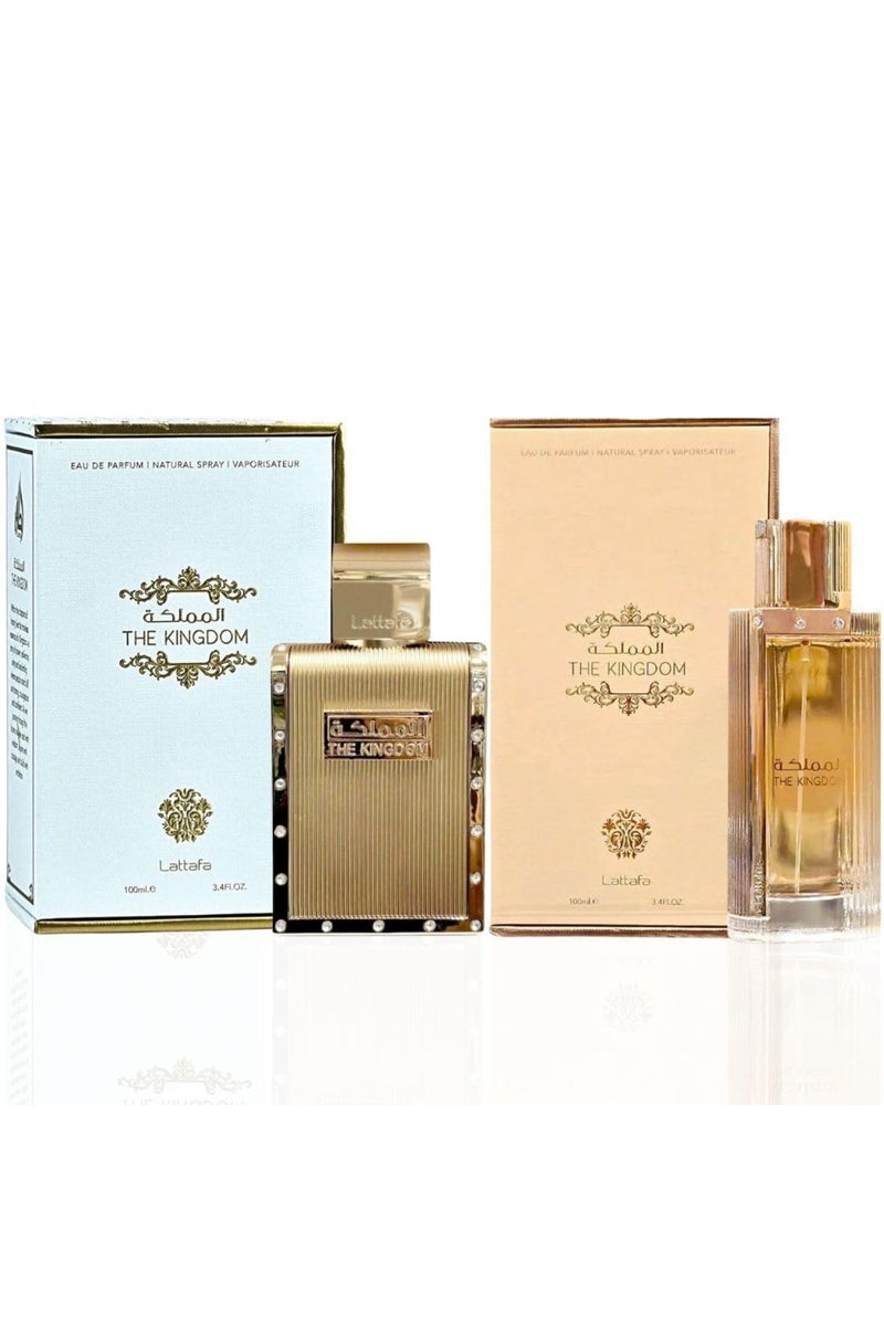 لطافة المملكة للرجال والنساء - بخاخ أو دو برفيوم ١٠٠ مل عطور فاخرة للرجال والنساء، تدوم طويلًا