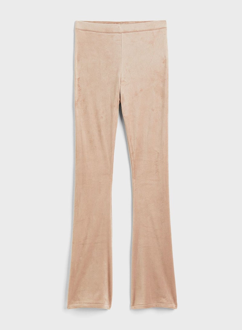 H&M Flared Velour Pants  - Image 4