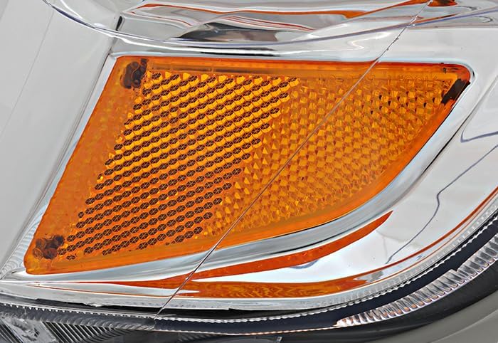 JP Auto مجموعة مصابيح أمامية متوافقة مع تويوتا إيكو 2003 2004 2005 هالوجين للجانب السائق والراكب - Image 4