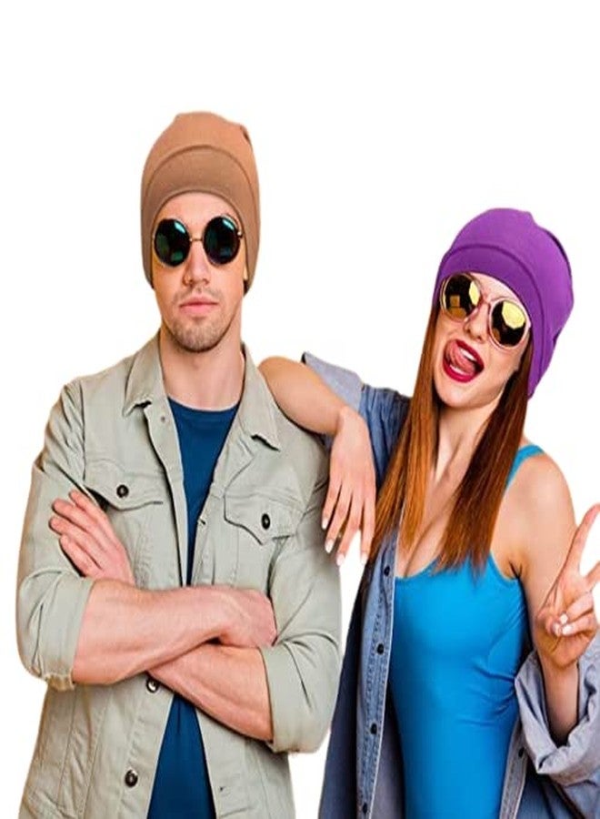 PAROPKAR Under Scarf Hijab Cap Bandana Head Wrap Solid Color Hijab Tube Unisex Stretch Dreadlocks Cap Neck Cover (Assorted Colour - 5) - Image 2
