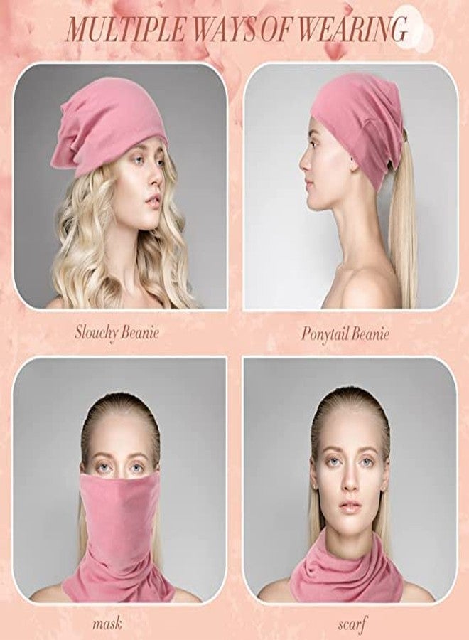 PAROPKAR Under Scarf Hijab Cap Bandana Head Wrap Solid Color Hijab Tube Unisex Stretch Dreadlocks Cap Neck Cover (Assorted Colour - 5) - Image 4