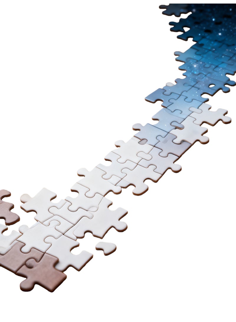 1000 pieces of starry sky desert oasis landscape puzzle, puzzle and leisure toys, suitable for adults and children - Image 2