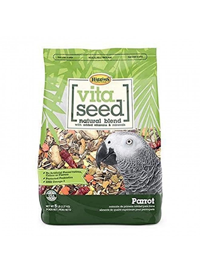 Higgins Vita Seed Natural Parrot 5 Lb, Large